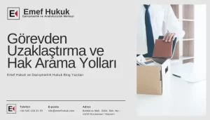 görevden uzaklaştırmas